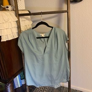 LIGHT BLUE H&M BLOUSE! SIZE MED!